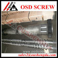 65/132mm conical twin screw barrel for Chinese standard extruder